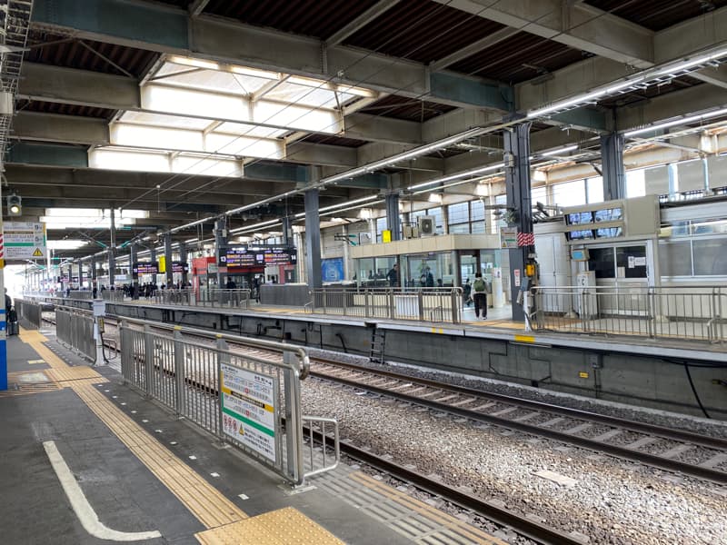 広島駅の新幹線乗り場