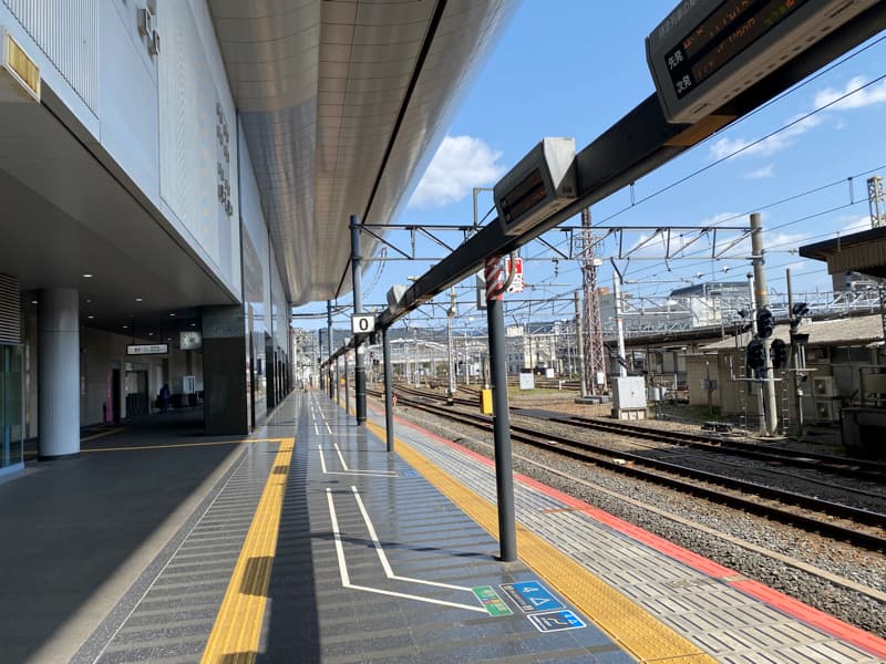 京都駅のサンダーバード乗り場