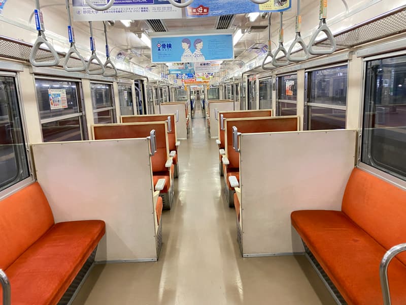 伊豆箱根鉄道の座席