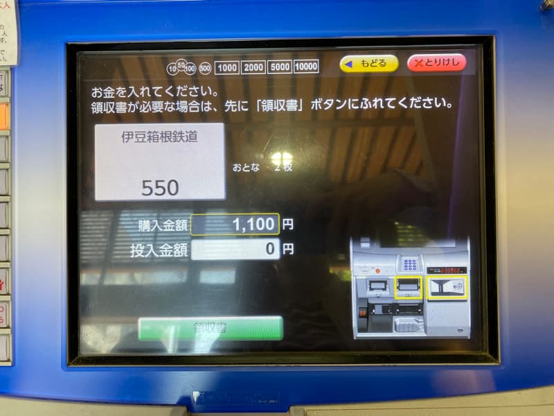 伊豆箱根鉄道のきっぷの買い方・購入方法