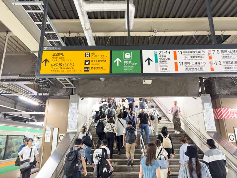 大宮駅 JRからニューシャトルへの行き方