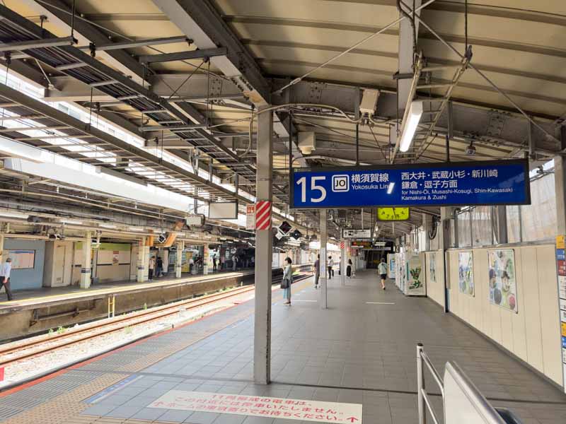 品川駅 総武線(快速)15番線