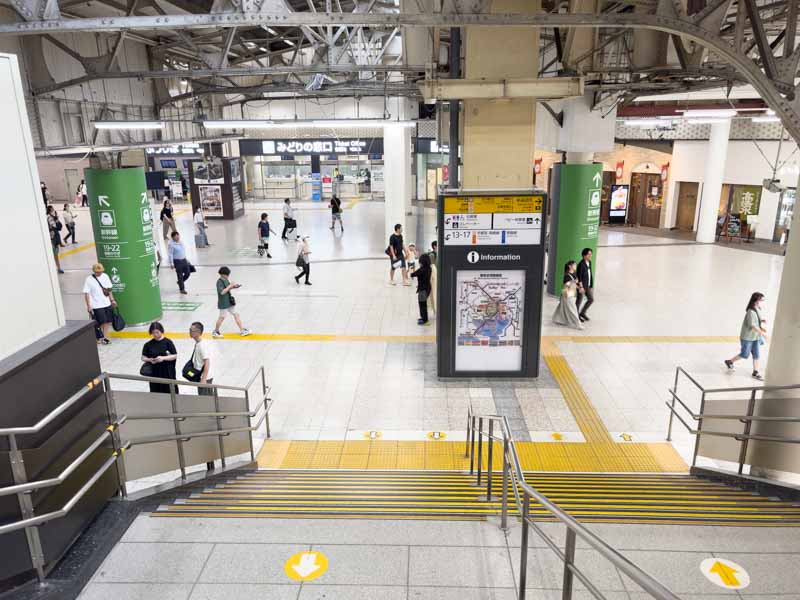 上野駅 中2階通路から新幹線改札口への行き方