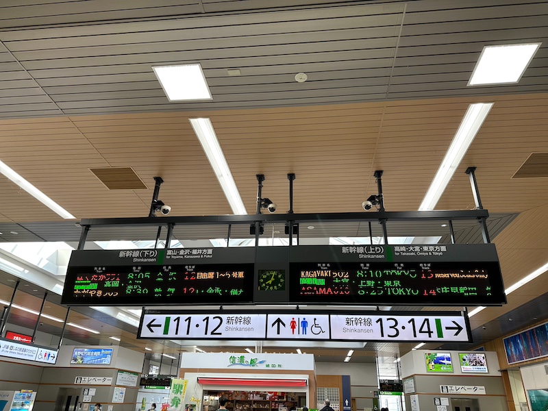 長野駅　新幹線改札口　売店