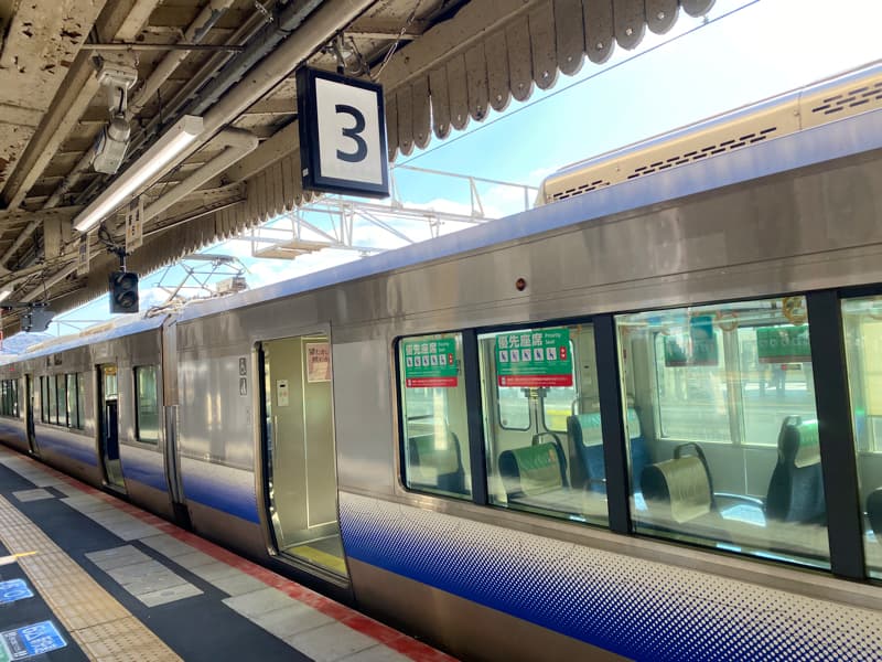 京都駅の湖西線乗り場