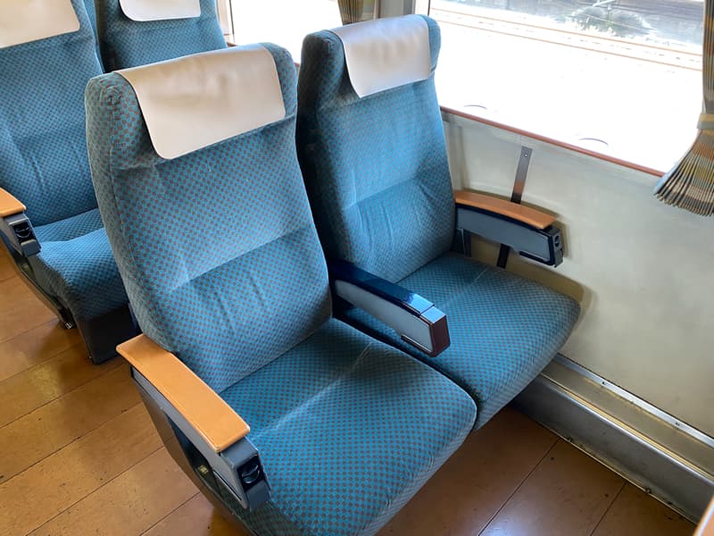 特急ゆふの車内