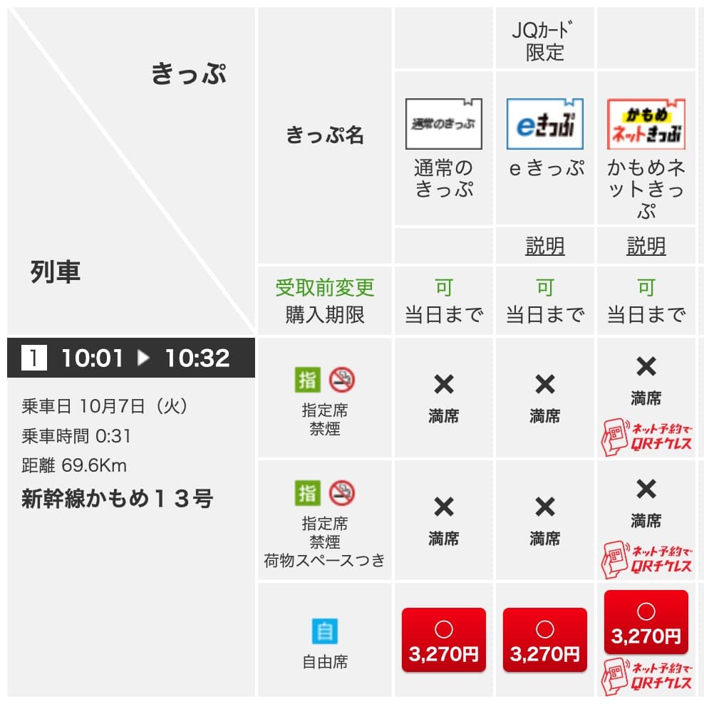 西九州新幹線の予約方法